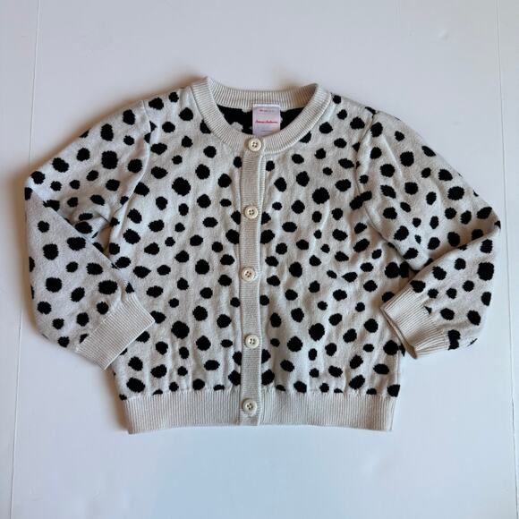 Hanna Andersson Ecru Organic Cotton Cardigan 90cm 3T - Picture 2 of 9